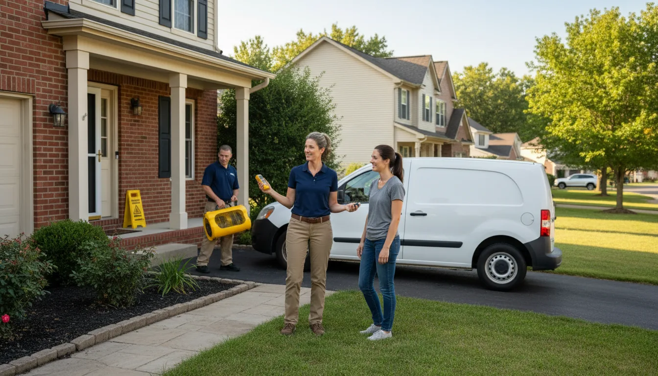 Water restoration image for Water Damage & Restoration Services in Tyner, NC